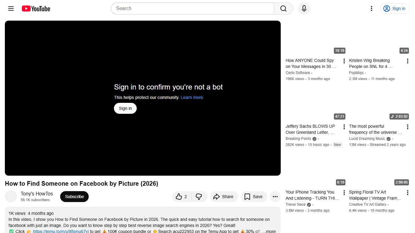 How to Find Someone on Facebook by Picture (2026) - YouTube